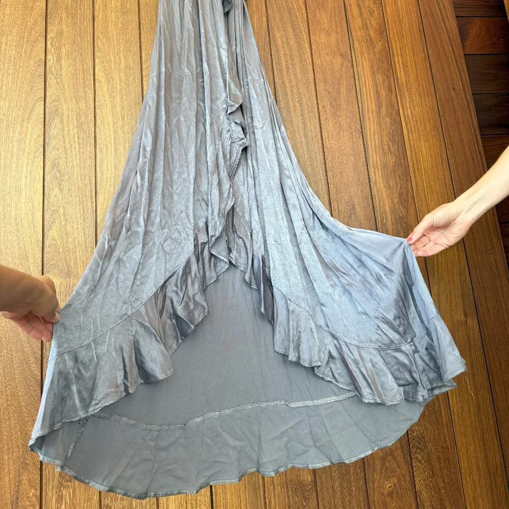 Ghost London - Silver Maxi Dress - Picture 4 of 8